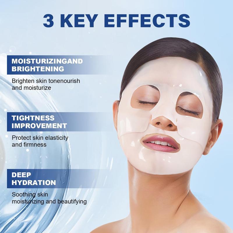 Deep Collagen Power Boosting Mask,Hydrating Mask,The Original Overnight Collagen Mask,Moisturizing Repair Soothing,Facial Comfort Skincare Product,5PCS