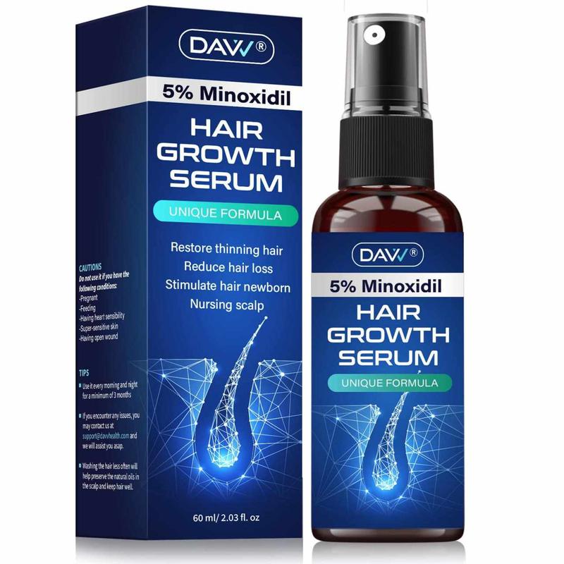 Davv 5% Minoxidil Hair Growth Serum For Men 60 ML