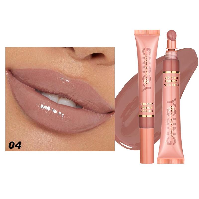 Juicy Long Lasting Liquid Lip Gloss, 1 Count Moisturizing Glossy Mirror Lip Glaze Stick, Plumping Lip Oil Lip Stick for Girls & Women All Occasions Makeup