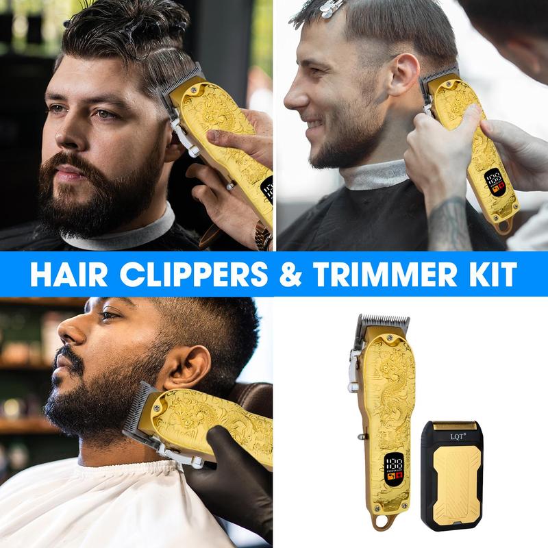 Professional Electric Hair Clipper, 1 Box Hair Trimmer & Accessories, Hair Cutting Kit for Men, Great for Stylists Barbershop Salon Home Use