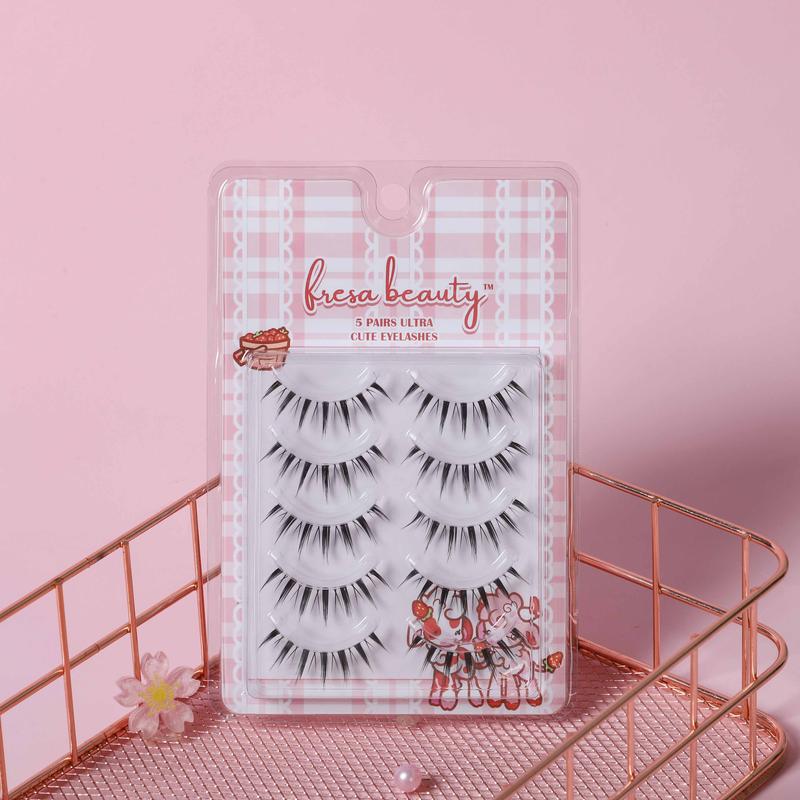 Yuna Clear Band Manhua Manga Lash Pack Eyelashes Makeup