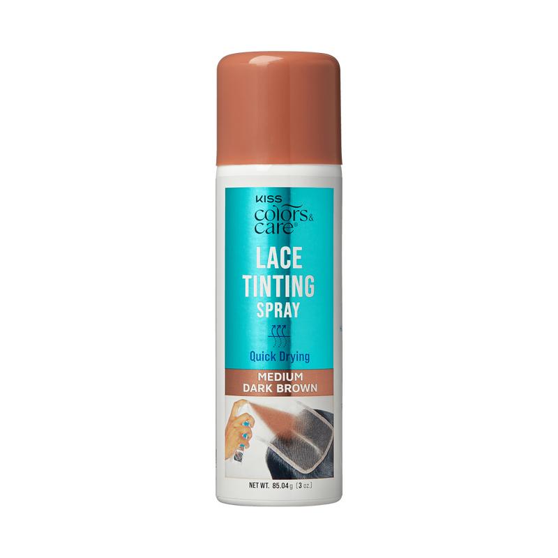 KISS Colors & Care Lace Tinting Spray - Medium Dark Brown