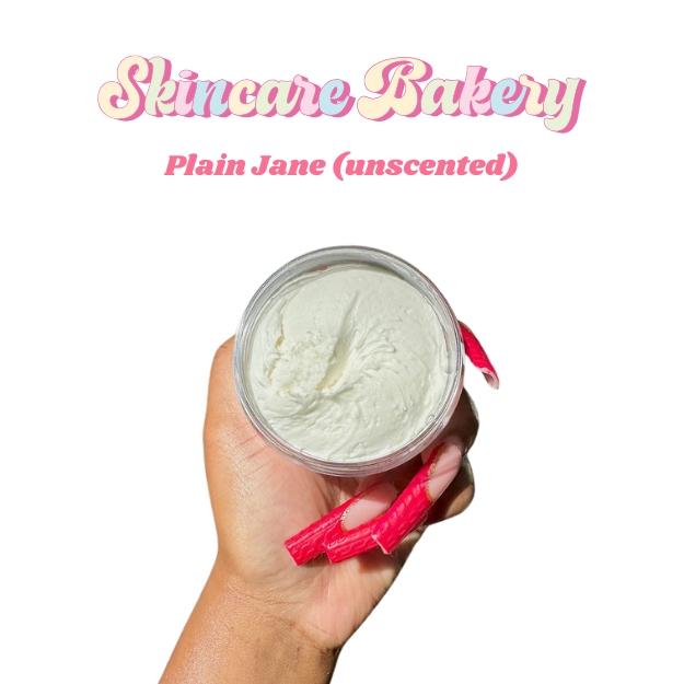 The Skincare Bakery Body Butter: Plain Jane Unsented