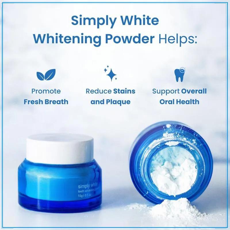 Teeth Whitening Powder | Instant Whitening and Stain Removal