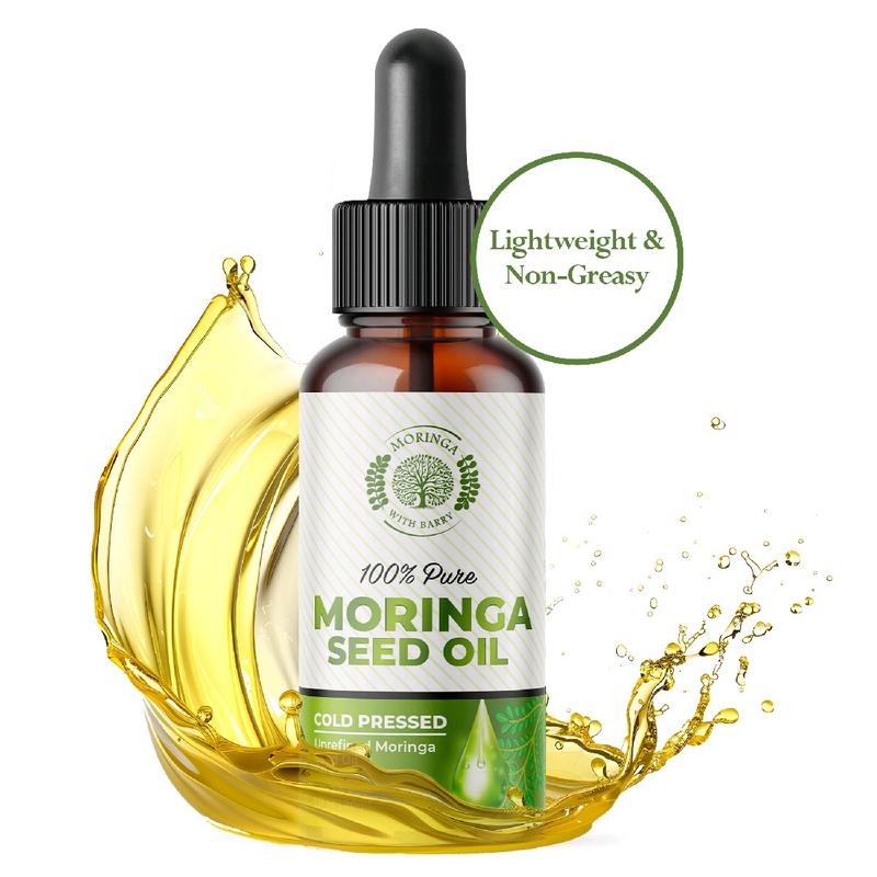 Pure Moringa Oil for Skin, Face, Hair and Nail Moisturizing - Skincare, Moisturizer - Skin Repair -  - Moringa Seed Oil - Moringa Tree Seed Oil Serums