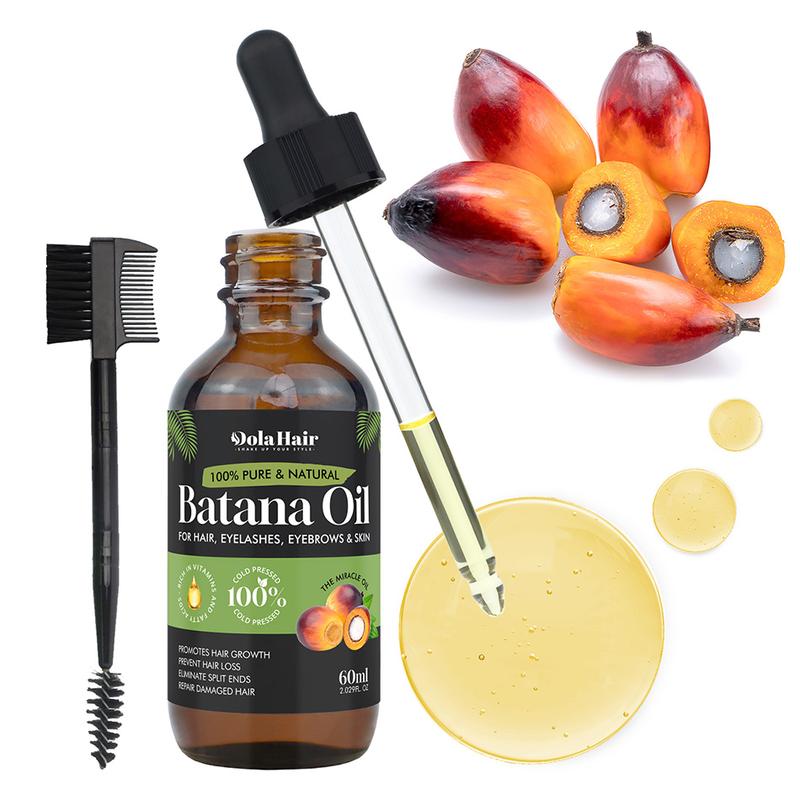 Batana Oil for Hair Care, Batana Essentials Oil Organic Cold Press Enhances Radiance, Anti Hair Loss & Repair Damaged Hair