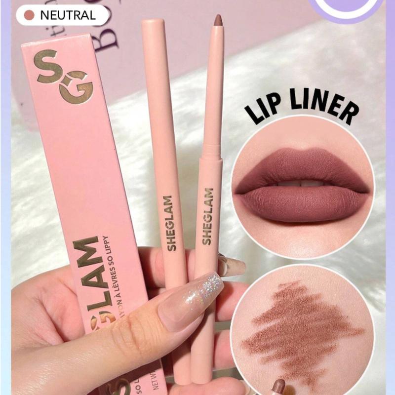 SHEGLAM So Lippy Lip Liner-But First,Coffee Creamy Matte Lip Liner Pencil High Pigment Not Easy To Fade Silky Smooth Matte Contour Tint Lip Makeup Lip Liner Xmas Christmas Gift Winter Pink Halloween Thanksgiving Christmas Decor Party Beach Travel