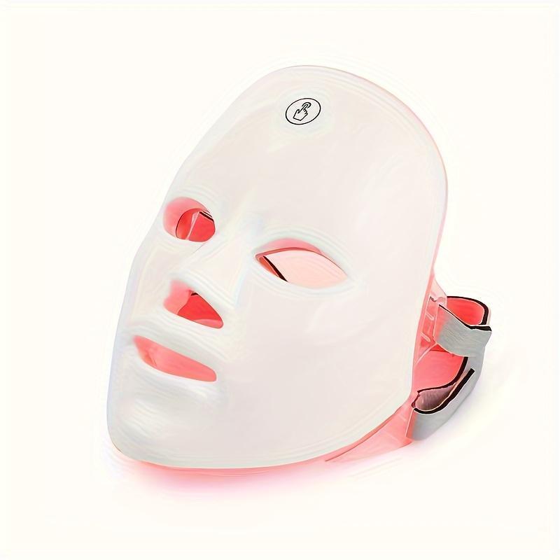 LED Light Facial Mask, 1 Box 7 Color Light Facial Mask, Facial Beauty Instrument, Personal Care Appliances for Women