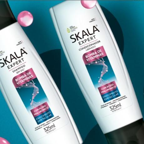 Skala Expert Bomba de Vitaminas Shampoo and Condicional Kit - 325 ml - 100% Vegan