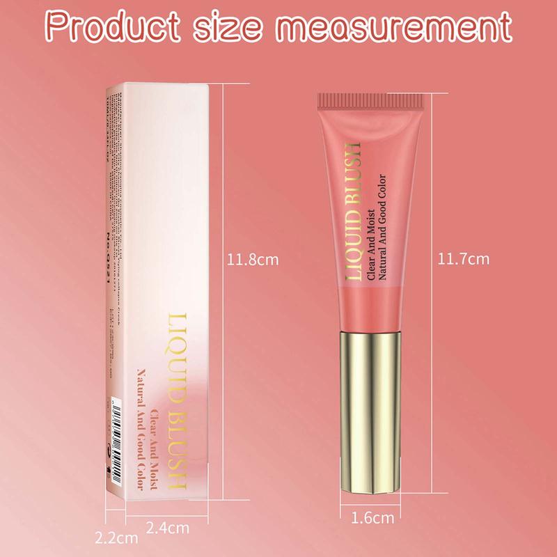 2024 Liquid Blusher Makeup Wand with Air Cushion, Soft Face Blusher Highly Pigmented, Weightless, Long-Wearing, Smudge Proof, Natural-Looking, Dewy Finish, Valentine's Day Christmas Gifts Facial Cosmetic