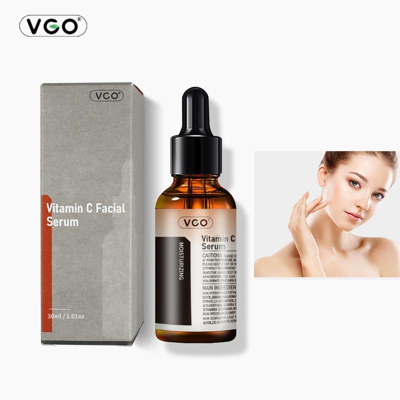 VGO Vitamin C Facial Serum Essence,30ml Skincare Cleanser-B3 Skin Repair Comfort Cleansing Facial Wash