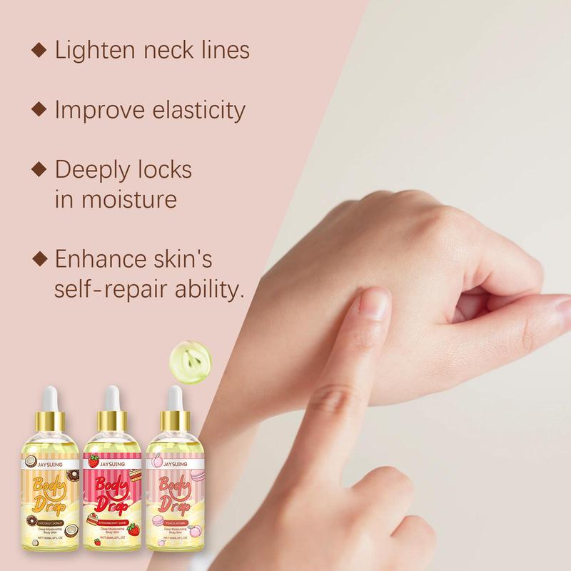 Body Care Oil Set, 3 Boxes Moisturizing Body Massage Oil, Hydrating Body Care Oil, Body Skin Care Product for Women & Men