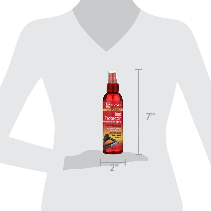 Fantasia High Potency IC Heat Protectant Straighten Spray 6fl. oz., Moisturizing, Unisex