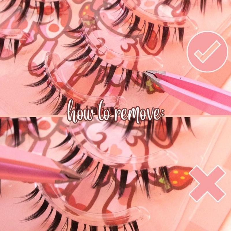 Yuna Clear Band Manhua Manga Lash Pack Eyelashes Makeup