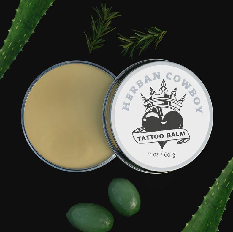 Herban Cowboy Tattoo Balm Gift Set bundle Sunflower Lavender