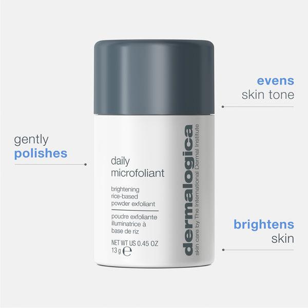 Dermalogica Daily Microfoliant, Face Exfoliator Scrub Powder with Salicylic Acid and Papaya Enzyme