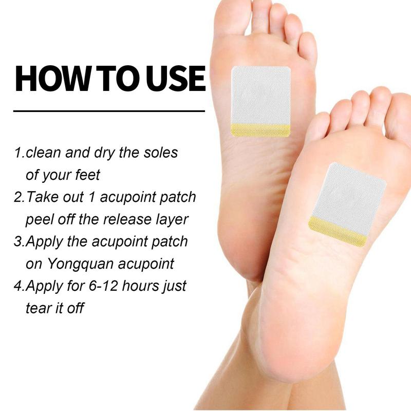 Body Care Patch, 14pcs box Body Care Relaxation Patches, Deep Cleansing Foot Patch, Stress Relief Fatigue Sleep Improving Natural Herbal Self-adhesive Stickers