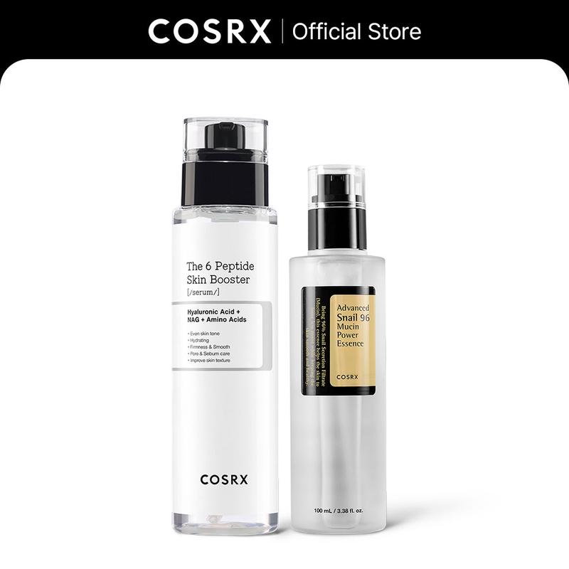 [COSRX OFFICIAL] Skin Repair Duo | 6 PEPTIDES & SNAIL MUCIN FORTIFY & NOURISH SKIN