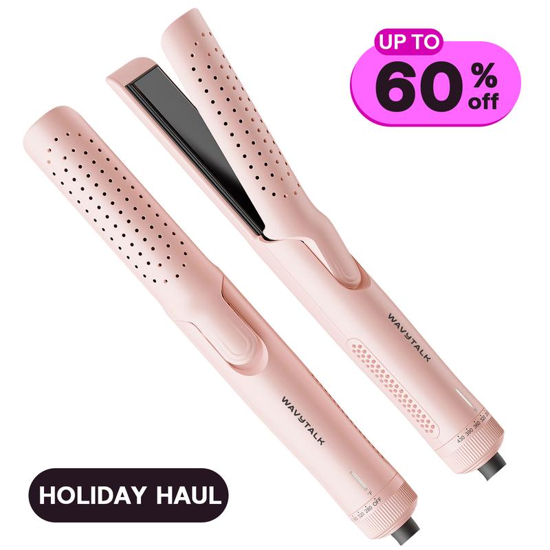 Wavytalk Airflow Styler 360° Cooling Air Hair Curler and Straightener 2 in 1