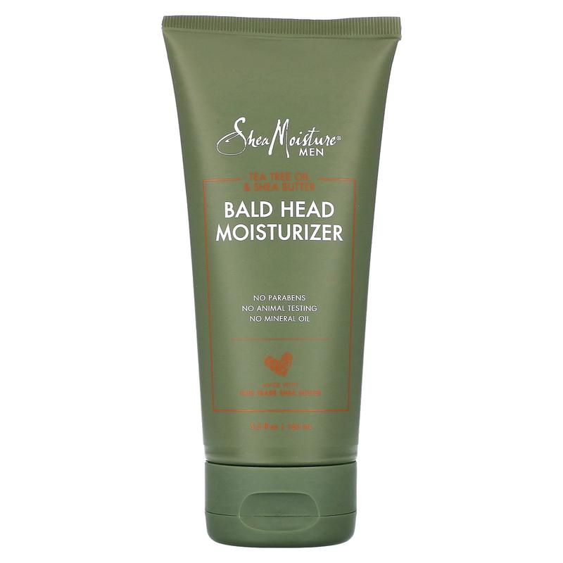 SheaMoisture Men, Bald Head Moisturizer, Tea Tree Oil & Shea Butter, 5.5 fl oz (163 ml)