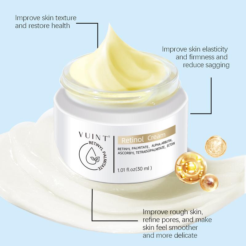 VUINT- Lighten dark spots-Facial Serum for+Retinol Cream for Face Combination pack Cream Fast Deep Cellular Absorption Day or Night Cream for Firming