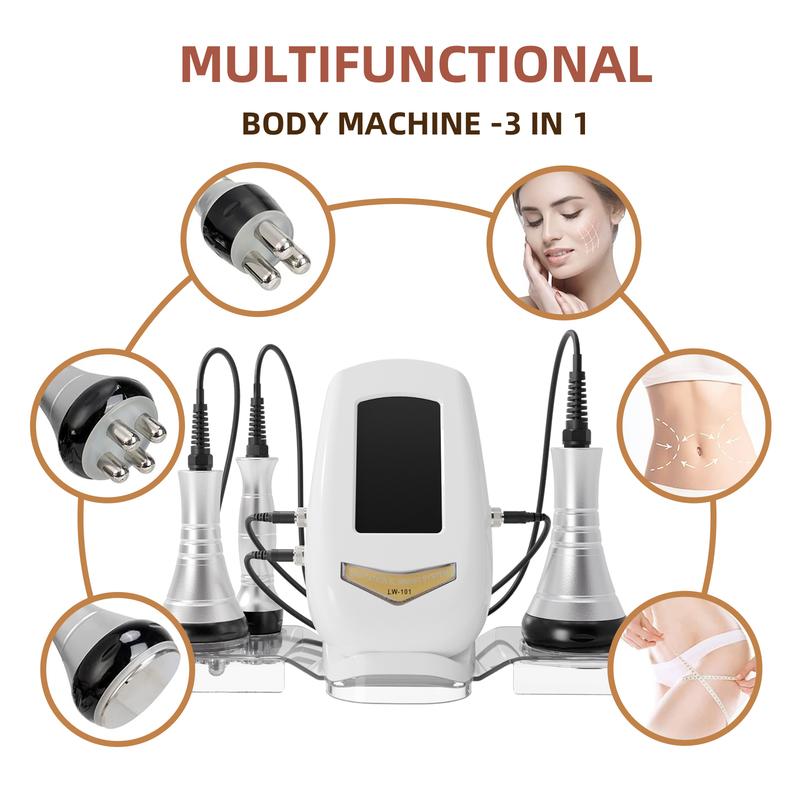 Three-in-one beauty instrument Body Management Instrument Body massage slimming body instrument Shoulder back leg massage machine Beauty salon SPA equipment