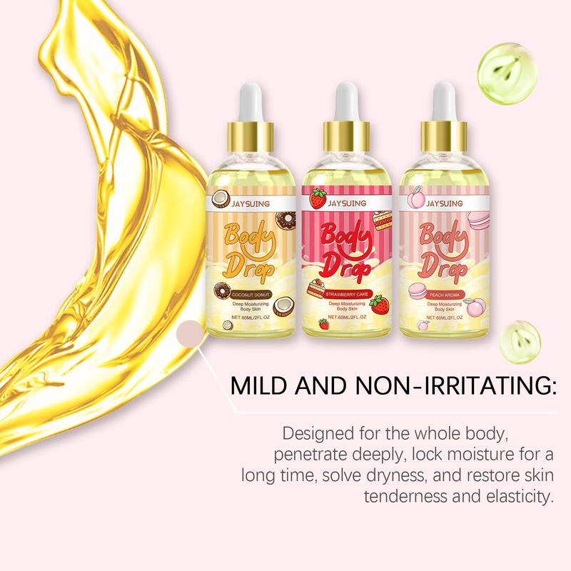 Body Care Oil Set, 3 Boxes Moisturizing Body Massage Oil, Hydrating Body Care Oil, Body Skin Care Product for Women & Men