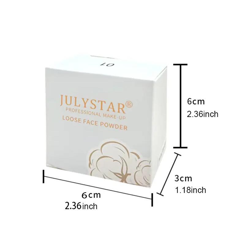 Long-wearing Loose Powder, Oil Control Matte Powder for All Occasions Makeup, Girls and Women, Face Makeup Accessories