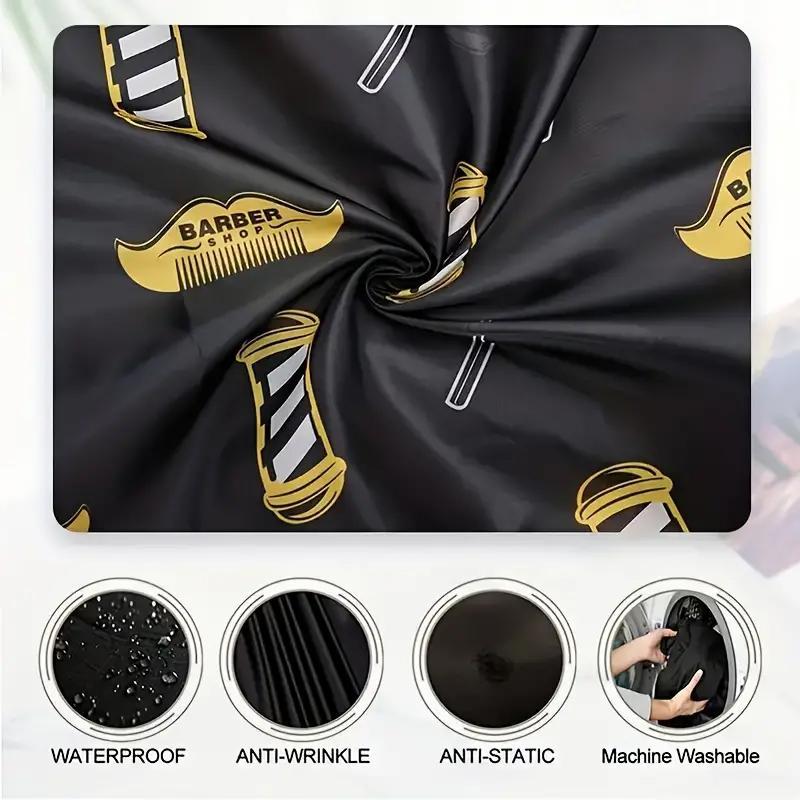 Waterproof Barber Cape, Anti-Static Hair Cutting Apron, Hair Styling Cape for Salon Barbershop & Hairdresser