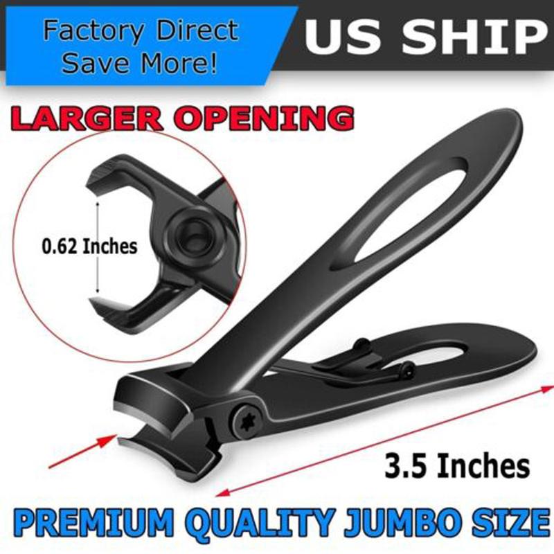 Extra Large Toe Nail Clippers For Thick Nails Heavy Duty Stainless Professional  Toenail Clippers Heavy Duty Nail Clippers Jaw Opening,  Long Handle For Men, Women