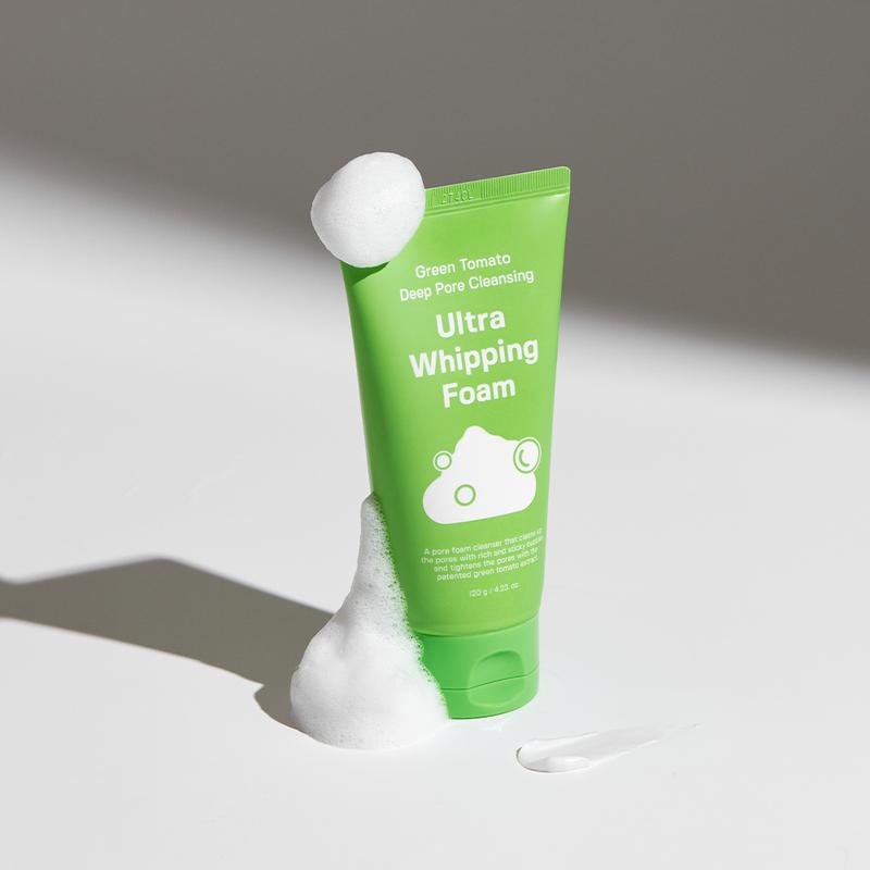 Green Tomato Deep Pore Cleansing Ultra Whipping Foam 120g