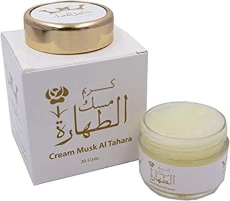 Hamil Al Musk | Cream Musk Al Tahara | 20 grams | Oud and Musk Fragrance | Body Lotion