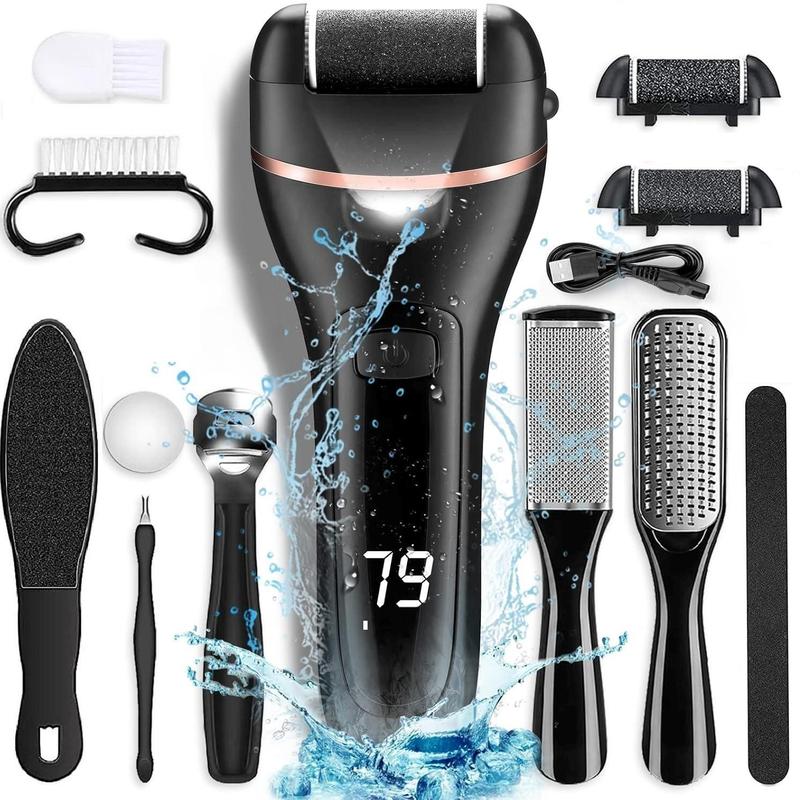 Electric Foot File, 1 Set Professional Foot Care Tool, Foot Dead Skin Remover, Callus Remover, Pedicure Tool for Home & Salon Use