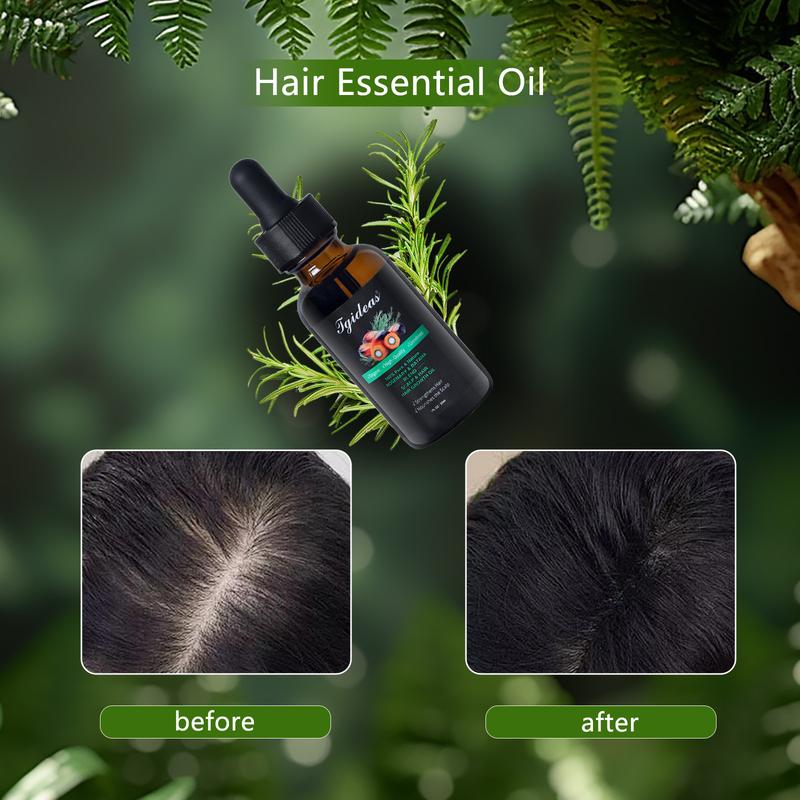 Tgideas Rosemary 3 PCS Batana Oil -Blended with Jojoba & Argan Oil-Organic Essential Oil for Haircare Three Periods of Treatment