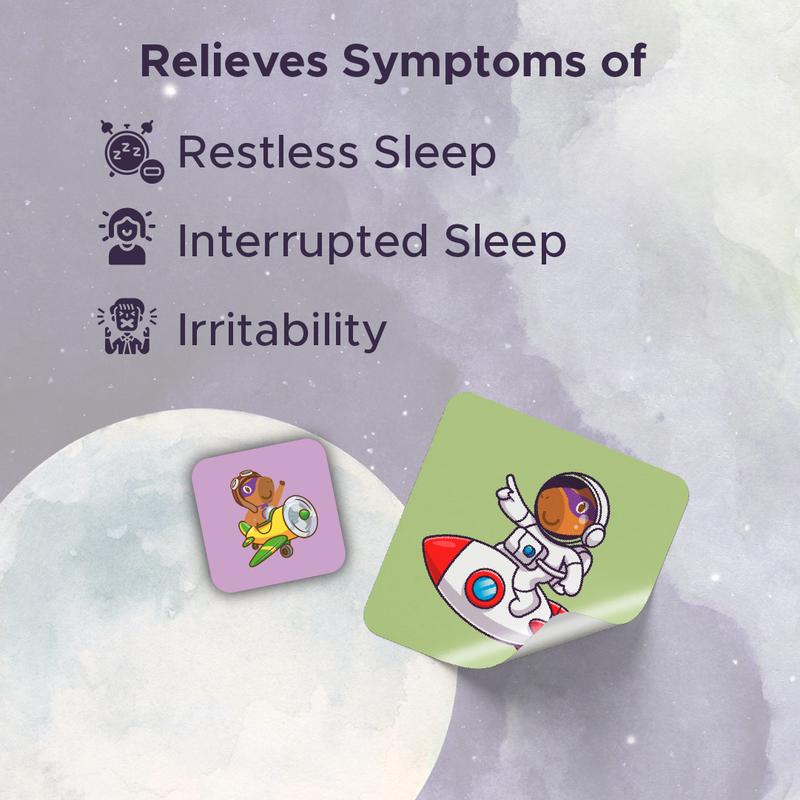 Aveela Sleep Patches for Kids with 2mg Melatonin - Natural Sleep Aid