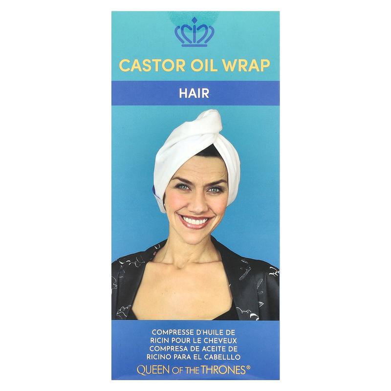 Queen of the Thrones Castor Oil Wrap, Hair , 1 Count