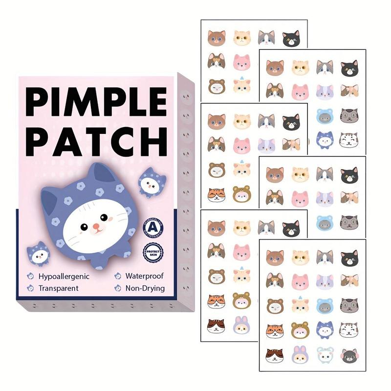 Animal Shaped Acne Patches, 120pcs box Invisible Blemish Acne Cover Patches, Facial Skin Care Products for Women & Men