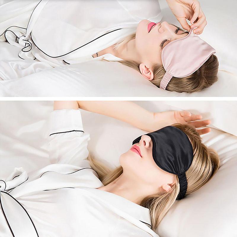 Adjustable Strap Fluffy Sleeping Eye Mask, 1 Count Light Blocking Eye Cover for Women & Men