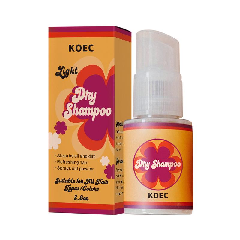 [KOEC Official Shop] NEW Efficient Dry Shampoo -For Quick and Easy Hair Cleaning l Keeps hair fresh, Absorbs grease l Easy to carry around