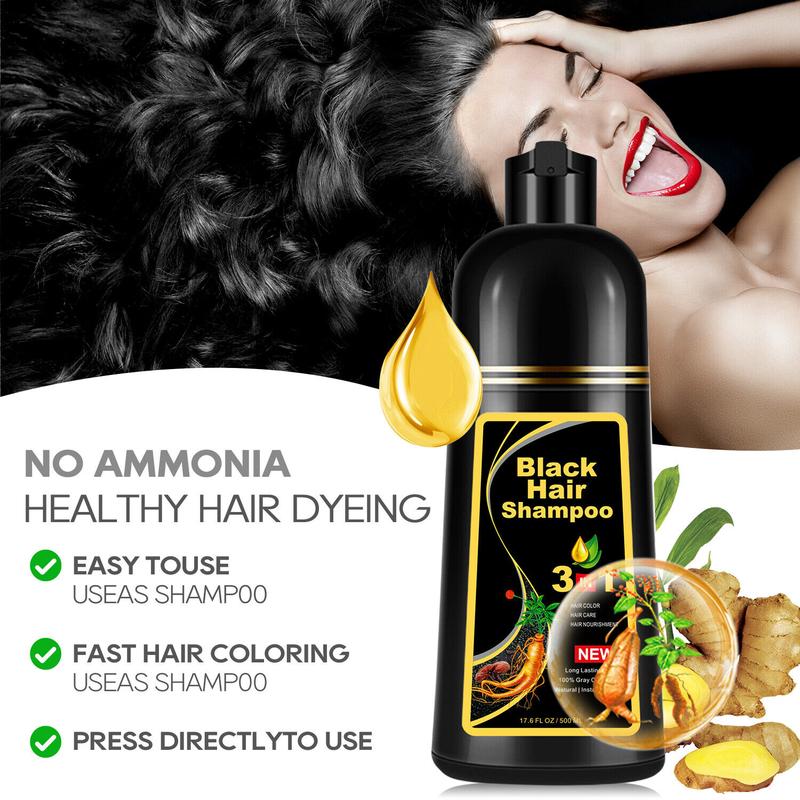 Hair Dye Shampoo 3 in 1 Hair Shampoo Instant Hair Dye Herbal Ingredients Haircare hair dye shampoo