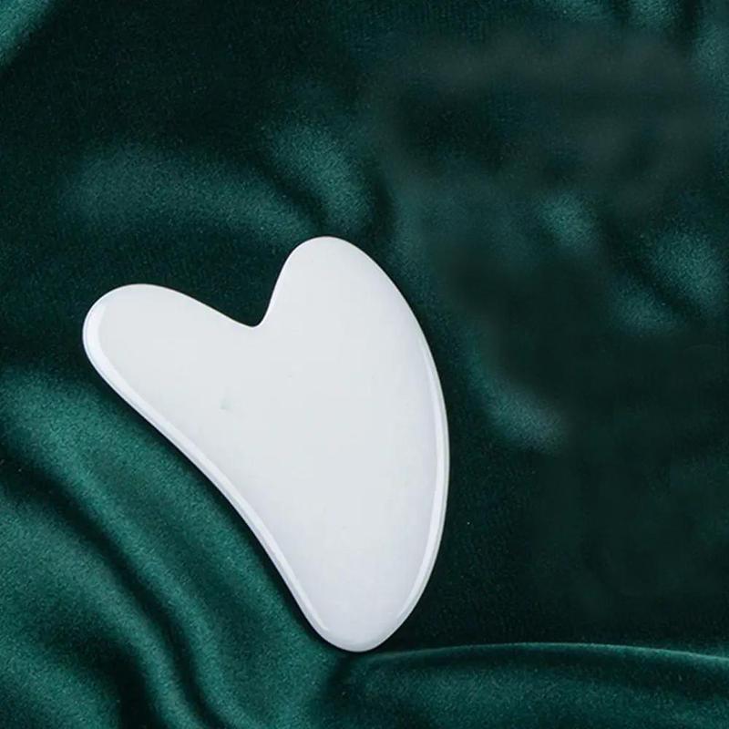 Facial Gua Sha Board, Heart Shaped Manual Face Relaxation Tool for Personal Skincare, Comfort Portable Skincare Tools for Home and Travel