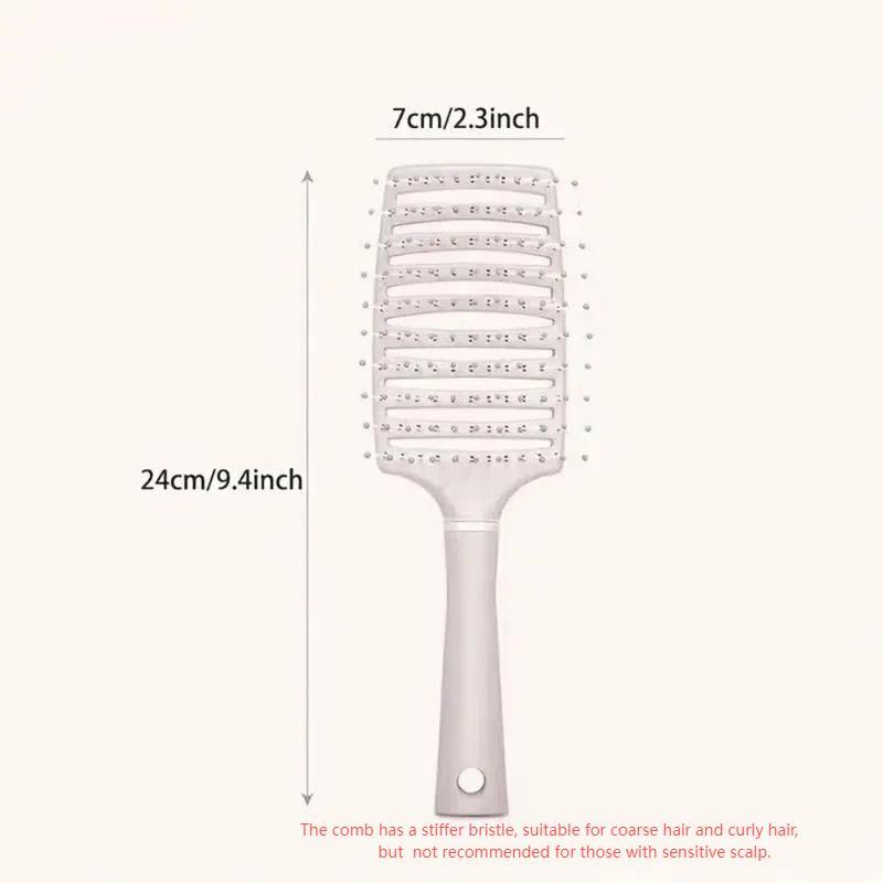 Hollow Out Circular Hair Brush, Vented Detangling Hair Comb with Curved Design, Multi-use Scalp Massage Combs for Daily Use, Hair Styling Tools, Detangler Brush, Christmas Gift