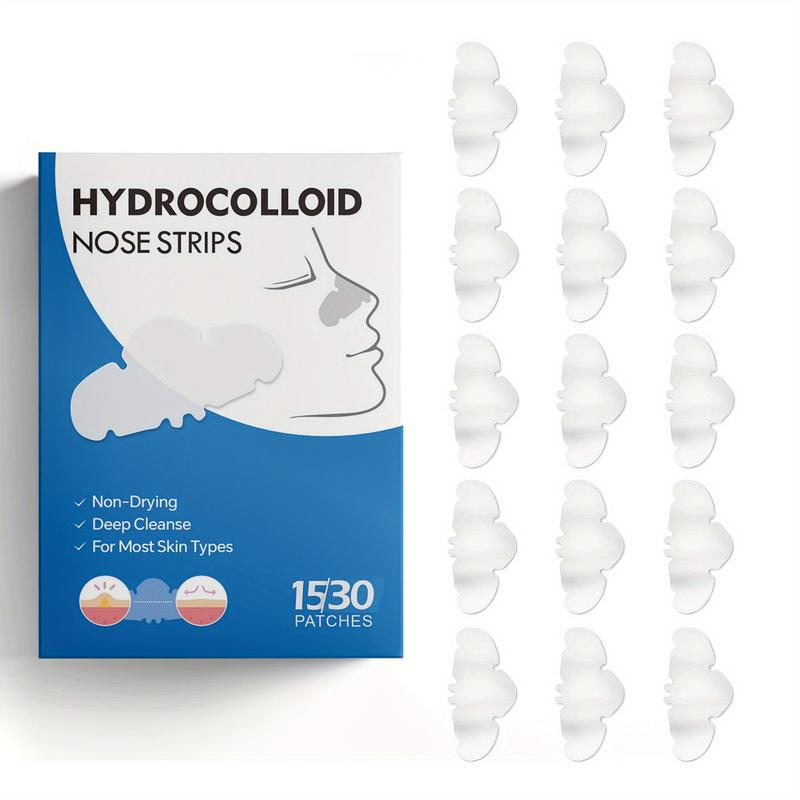 Hydrocolloid Nose Strips, Gentle Oil Control Nose Care Patches, Deep Cleansing Nose Skin Care Products for Women & Girls