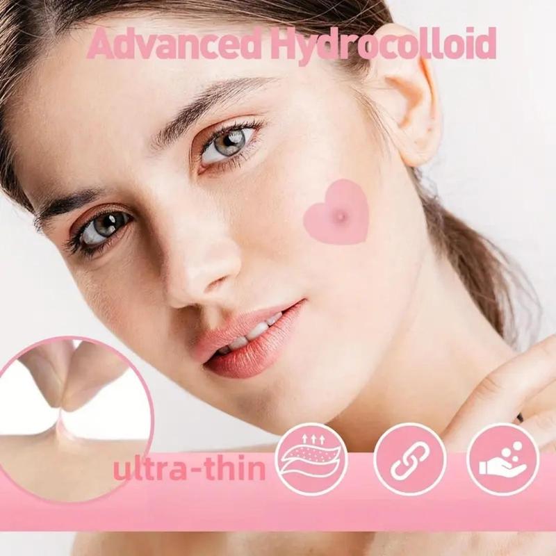 Heart & Star Shaped Acne Patches, 432pcs set Hydrocolloid Acne Patches, Acne Absorption Cover for All Skin Types, Waterproof Acne Patches for Men and Women