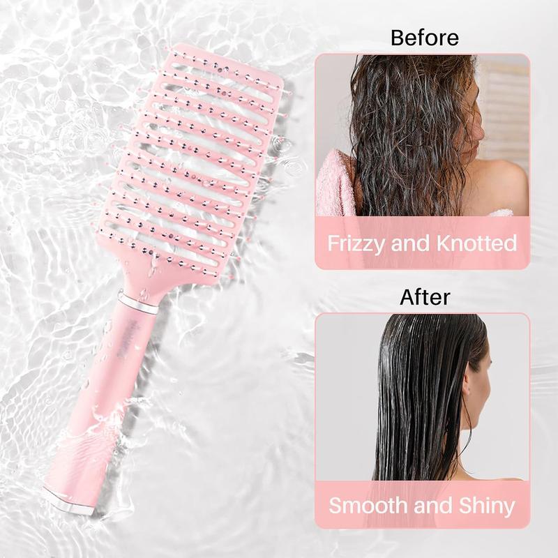 JESSIE'S Drying Styling Paddle Vented Hair Brush - Perfect for Haircare and Heatless Styling 1PC