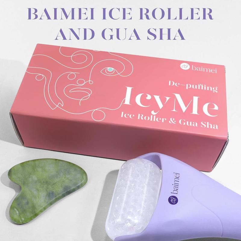 BAIMEI Icyme Ice Roller and Gua Sha Facial Tools