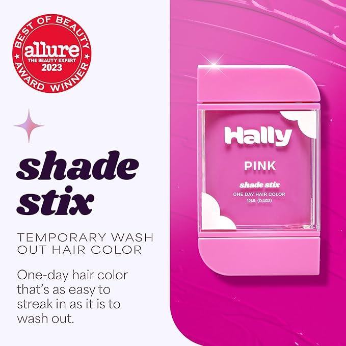 Hally 1 Day Temporary Hair Color Bundle - 3 Piece Set with Pink, Purple and Blue - Allure Best of Beauty Winner