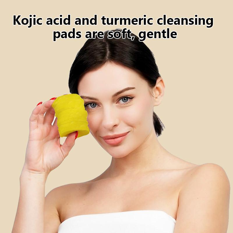 AMOCOCO Turmeric Cleansing Exfoliating Pads Facial Cleansing Skincare, cleansing, skin care, cleansing （40pcs） Turmeric Comfort Cleanser