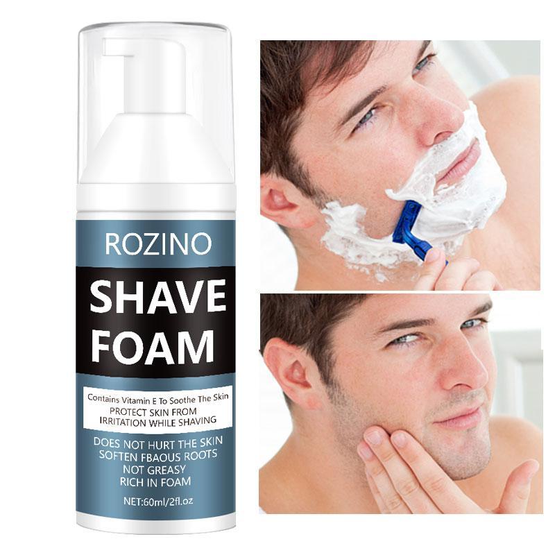 60ml Shave Foam, Gentle & Smooth Shaving Cream, Comfort & Lightweight Shaving Cream, Shaving Foam for Men