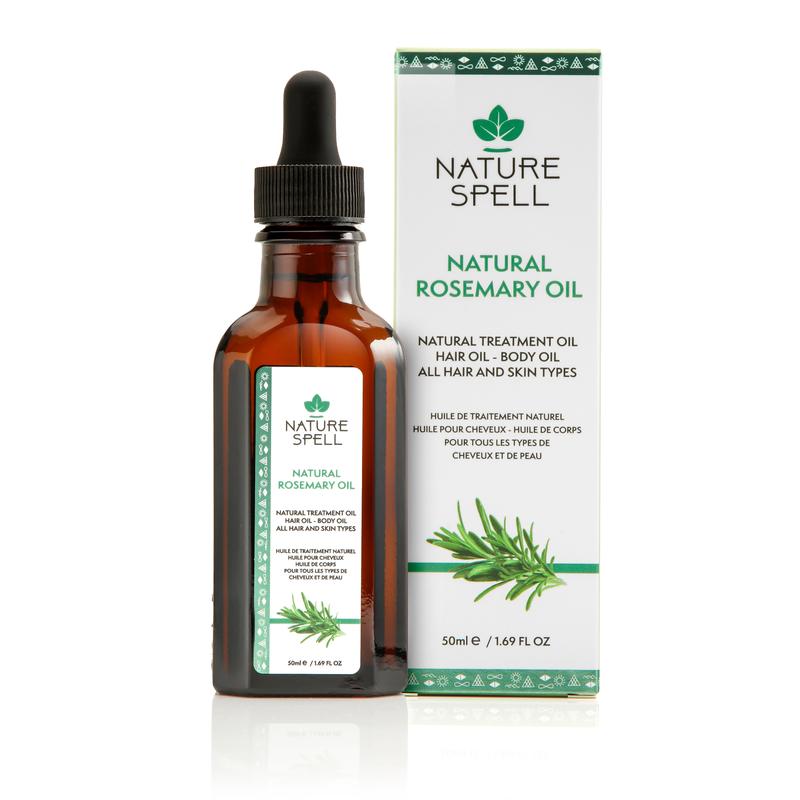 Nature Spell Travel Size Rosemary Oil for Hair 1.69 Fl Oz